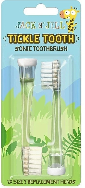 Electric toothbrush Heads 'Tickle Tooth', 2 pcs - Jack N' Jill — photo N1