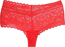 Fragrances, Perfumes, Cosmetics Women High-Waisted Lace Boyshorts, red - Moraj