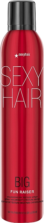 Texturizing Hair Dry Spray - SexyHair BigSexyHair Fun Raiser Volumizing Dry Texture Hairspray — photo N1