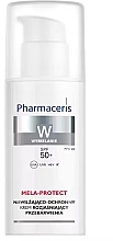 Fragrances, Perfumes, Cosmetics Moisturizing & Brightening Sunscreen - Pharmaceris W Mela-Protect SPF 50+