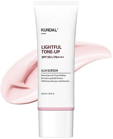 Toning Face Sunscreen - Kundal Lightful Tone-Up Sun Screen SPF 50+ PA++++ — photo N1