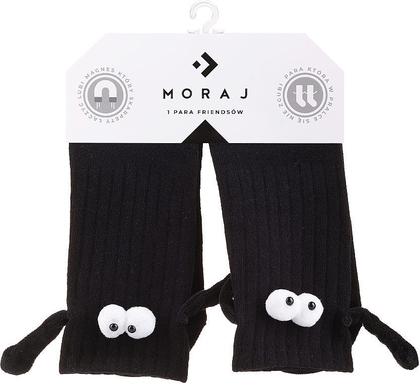 Socks with Magnetic Holders csl 250-402, black - Moraj — photo N1