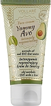 Intensive Regenerating Face Cream - Vollare Cosmetics VegeBar Yummy Avo Regenerating Cream — photo N1