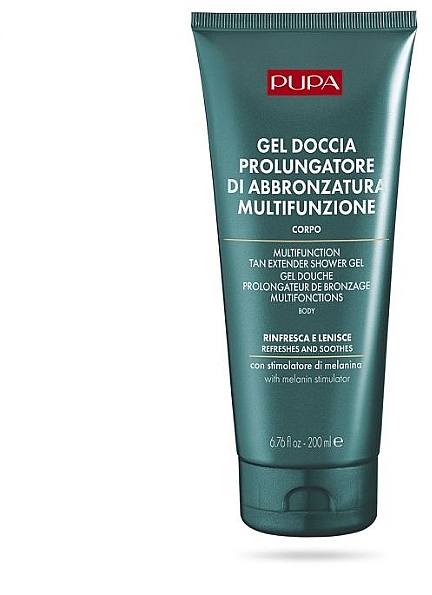 Multifunction Shower Gel - Pupa Multifunction Tan Extender Shower Gel — photo N1