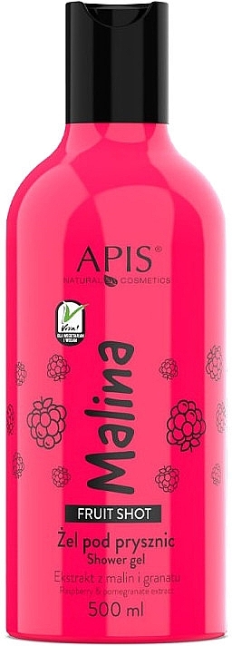 Raspberry Shower Gel - APIS Professional Fruit Shot Raspberry Shower Gel — photo N1