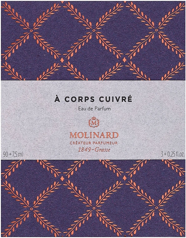 Molinard A Corps Cuivre - Set (edp/90 ml + edp/7,5 ml) — photo N1