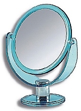 Fragrances, Perfumes, Cosmetics Double-Sided Stand Mirror, 9275, light blue, 12 cm - Donegal Mirror