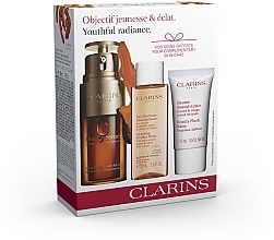 Fragrances, Perfumes, Cosmetics Set - Clarins Youthful Radiance Set (f/serum/30ml + mic/watter/50ml + f/balm/15ml)