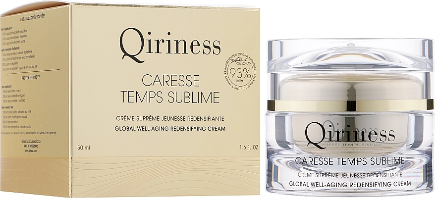 Anti-Aging, Repairing Complex Action Cream, natural line - Qiriness Caresse Temps Sublime Global Well-Aging Redensifying Cream — photo N8