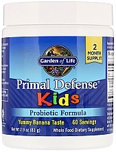 Fragrances, Perfumes, Cosmetics Probiotic Formula with Banana Taste - Garden of Life Primal Defense Kids Probiotic Formula