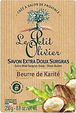 Extra Mild Soap with Shea Butter - Le Petit Olivier Vegetal Oils Soap — photo N1