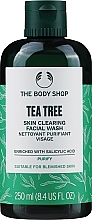 Fragrances, Perfumes, Cosmetics Cleansing Gel - The Body Shop Tea Tree Skin Clearing Facial Wash 91% Natural Origin