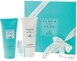 Acqua Dell Elba Classica Men - Set (edp/mini/15ml + b/cr/200ml+ sh/gel/200ml) — photo N1