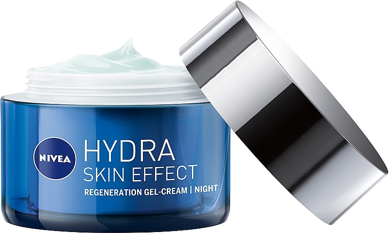 Night Cream - NIVEA Hydra Skin Effect Regeneration Gel-Cream (Night) — photo N3