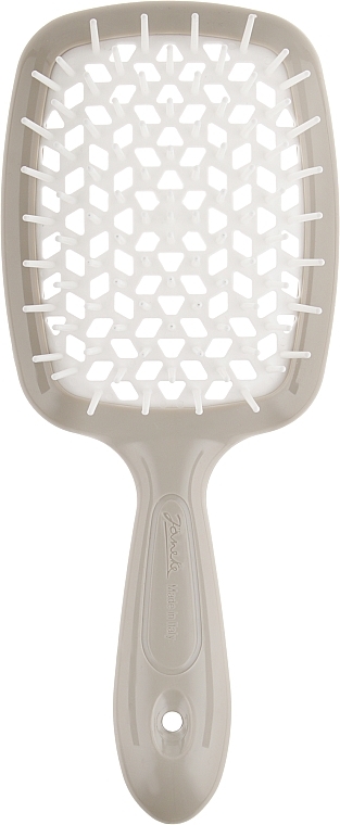 Hair Brush, grey and white - Janeke Superbrush — photo N1