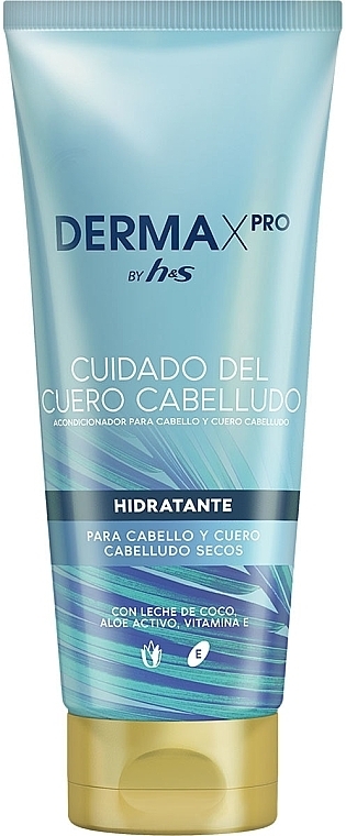 Dry Hair & Scalp Conditioner - Head & Shoulders Derma X Pro Scalp Care Hydration — photo N2