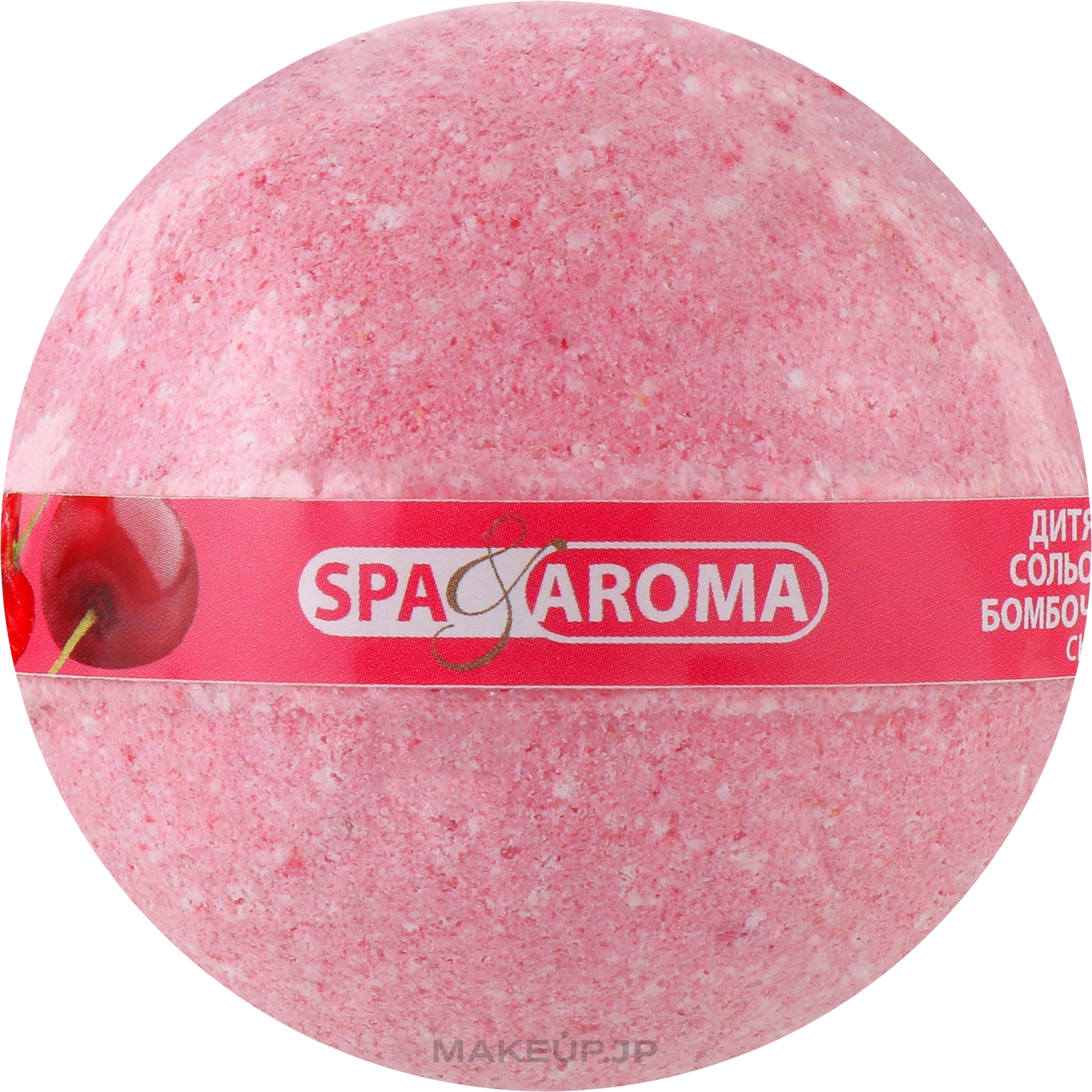 Kids Bath Bomb 'Cherry' - Bioton Cosmetics Spa & Aroma Cherry Bath Bomb — photo 75 g