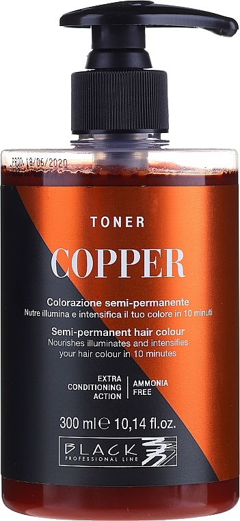 Hair Toner - Black Professional Line Crazy Toner — photo N1