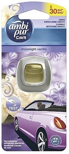 Moonlight Vanilla Car Air Freshener - Ambi Pur — photo N1