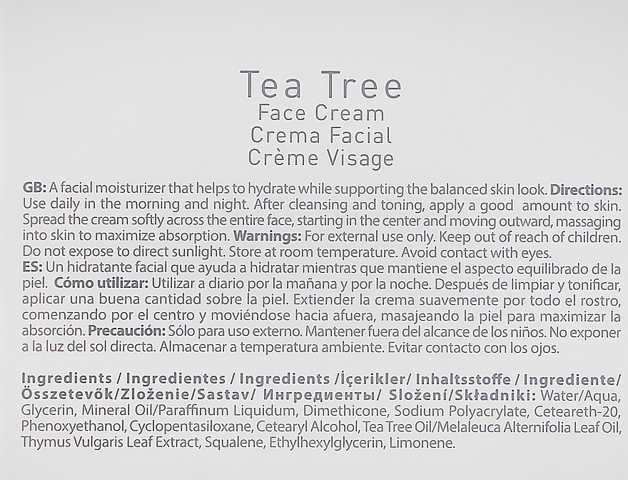 Tea Tree Oil Face Cream - Farmasi Dr. C. Tuna Tea Tree Face Cream — photo N3