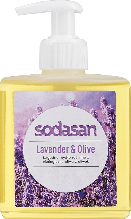 Soothing Liquid Soap "Lavender-Olive" - Sodasan Liquid Lavender-Olive Soap — photo N1