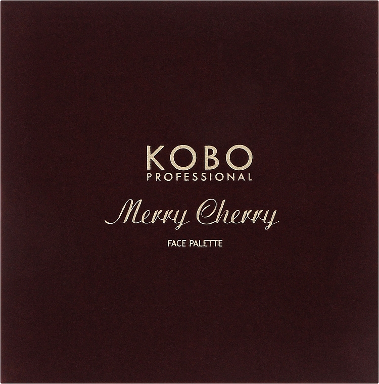 Makeup Palette - Kobo Professional Merry Cherry — photo N2