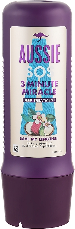 Conditioner - Aussie SOS Save My Lengths! 3 Minute Miracle Deer Tratment — photo N1