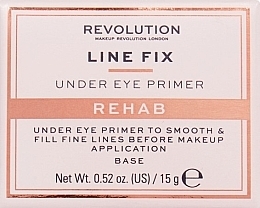 Eye Primer - Makeup Revolution Rehab Line Fix Under Eye Primer — photo N2