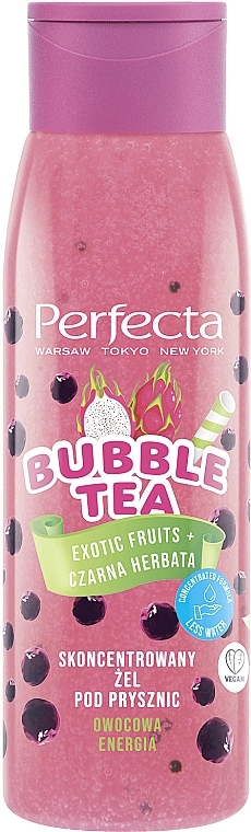 Tropical Fruit & Black Tea Shower Gel - Perfecta Tea Exotic Fruit Black Tea — photo N1