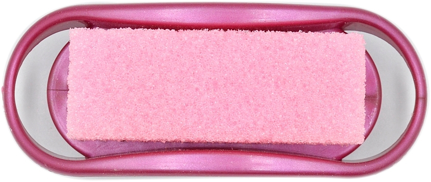 Natural Pumice Stone with Brush PF-06, pink - Beauty LUXURY — photo N2