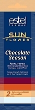 Fragrances, Perfumes, Cosmetics Tanning Cream - Estel Professional Sun Flower Chocolate Season