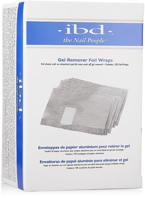 Gel Remover Foil Wraps - IBD Just Gel Remover Foil Wraps — photo N1