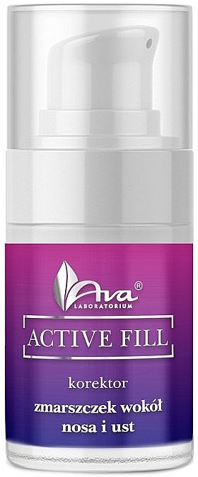 Wrinkle Corrector Nose & Lip Contour Cream - Ava Laboratorium Active Fill — photo N1