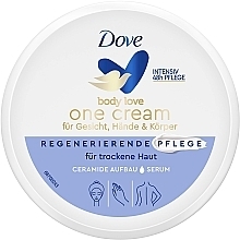 Fragrances, Perfumes, Cosmetics Face, Hand & Body Cream - Dove Body Love One Cream Regenerating Care