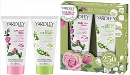 Fragrances, Perfumes, Cosmetics Set - Yardley English Rose & Lily of the Valle (h/cr/30ml + h/cr/30ml)