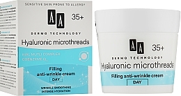 Fragrances, Perfumes, Cosmetics Anti-Wrinkle Day Cream 35+ - AA Dermo Technology Hyaluronic Microthreads Filling Anti-Wrinkle Day Cream