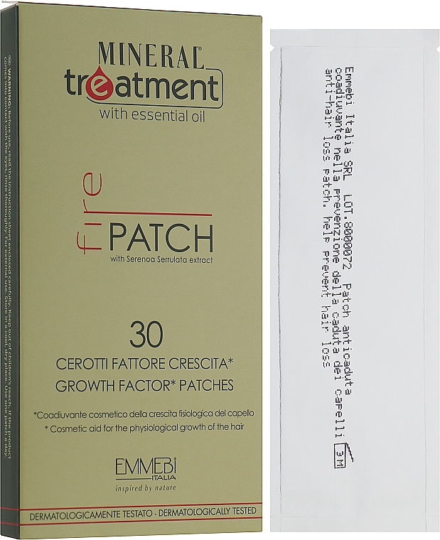 Hair Patch - Emmebi Italia Natural Solution Growth Factor Patch — photo N1