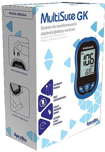 Glucose Meter - Diather Diagnostics & Therapy MultiSure GK — photo N2