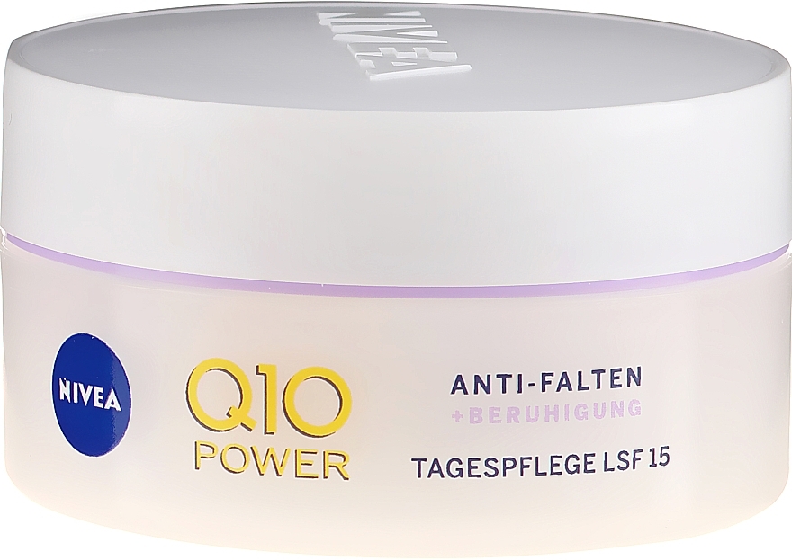 Anti-Wrinkle Soothing Day Cream for Sensitive Skin - Nivea Q10 Power Anti-Wrinkle Day Cream SPF15 — photo N8