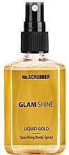 Sparkling Body Spray - Mr.Scrubber Glam Shine Liquid Gold Sparkling Body Spray — photo N1