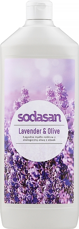 Soothing Liquid Soap "Lavender-Olive" - Sodasan Liquid Lavender-Olive Soap — photo N3