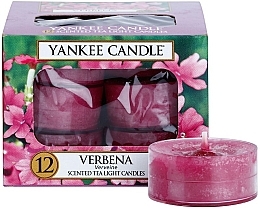 Fragrances, Perfumes, Cosmetics Tea Light Candles - Yankee Candle Scented Tea Light Candles Verbena