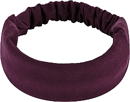 Fragrances, Perfumes, Cosmetics Suede Classic Headband, burgundy - MAKEUP Hair Accessories