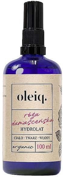 Face, Body and Hair Damask Rose Hydrolat - Oleiq Damask Rose Hydrolat — photo N1