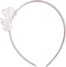 Fragrances, Perfumes, Cosmetics Decorative Hairband, FA-5706, beige with flower - Donegal