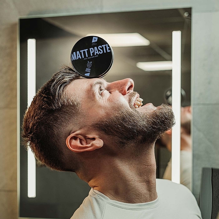Matte Beard Paste - Angry Beards David Backhair Matt Paste — photo N3