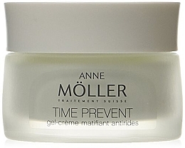 Fragrances, Perfumes, Cosmetics Facial Gel Cream - Anne Moller Time Prevent Gel-Cream Matifiant Antirides (sample)