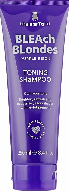 Toning Shampoo for Blonde Hair - Lee Stafford Bleach Blonde Toning Shampoo — photo N1