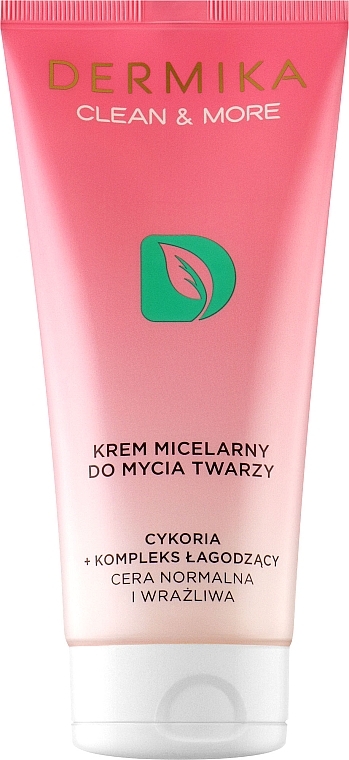 Micellar Washing Cream for Normal and Sensitive Skin - Dermika Clean & More — photo N1