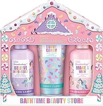 Set - Baylis & Harding Beauticology Bathtime Candy Store Gift Set (b/bubble/300ml + sh/gel/300ml + b/lot/200ml) — photo N1